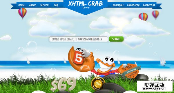XHTML Crab
