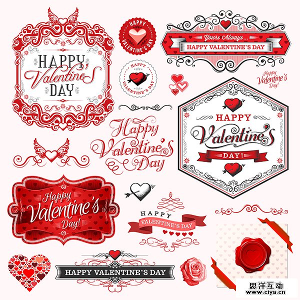 Valentine's Day Illustrations in St. Valentine's Day: Inspiration Showcase