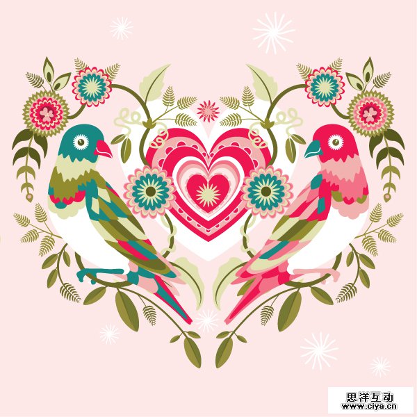 Vector Valentines by Charlotte Day in St. Valentine's Day: Inspiration Showcase