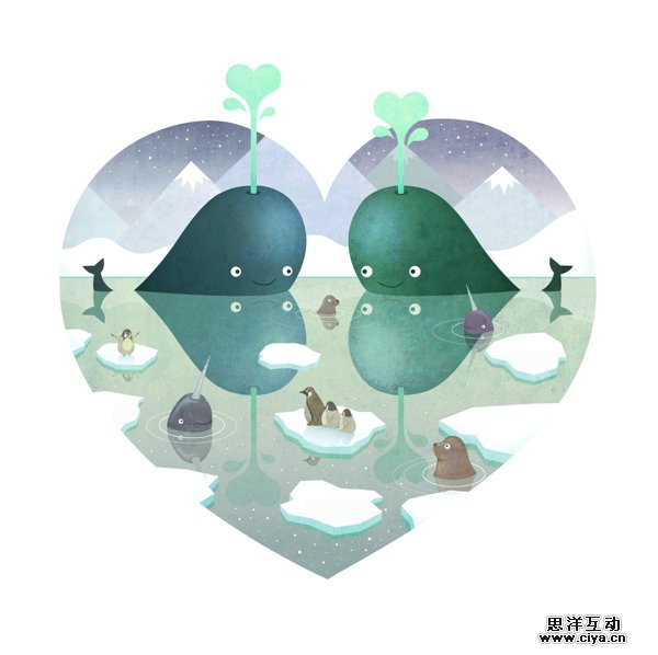 Valentines day card by Andrew Fox in St. Valentine's Day: Inspiration Showcase