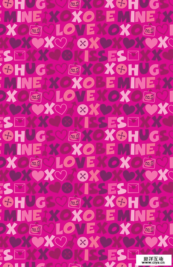 Valentine's Day Pattern Designs by Ed Miller Design in St. Valentine's Day: Inspiration Showcase