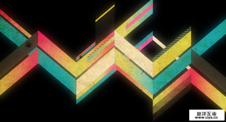 PS教程！教你创建几何图案的复古怀旧海报