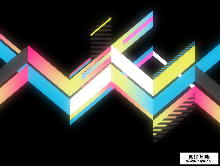 PS教程！教你创建几何图案的复古怀旧海报