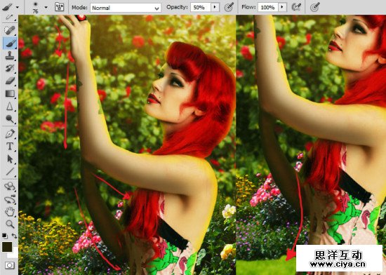 PS教程！教你用PS创建梦幻的“爱丽丝梦游仙境”主题照片