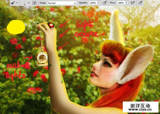 PS教程！教你用PS创建梦幻的“爱丽丝梦游仙境”主题照片