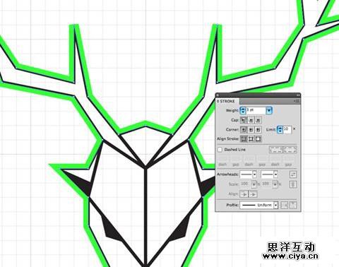 PS教程！教你创建超酷的权利的游戏家族线条抽象徽章