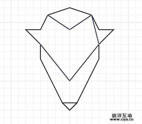 PS教程！教你创建超酷的权利的游戏家族线条抽象徽章