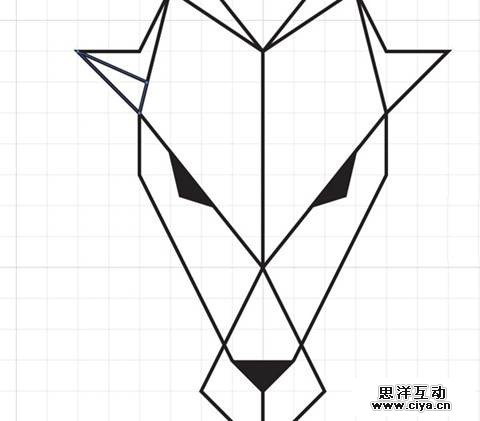 PS教程！教你创建超酷的权利的游戏家族线条抽象徽章