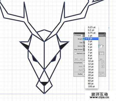PS教程！教你创建超酷的权利的游戏家族线条抽象徽章