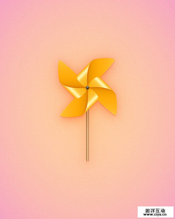 PS教程！手把手教你用AI创建精致玲珑的多彩风车