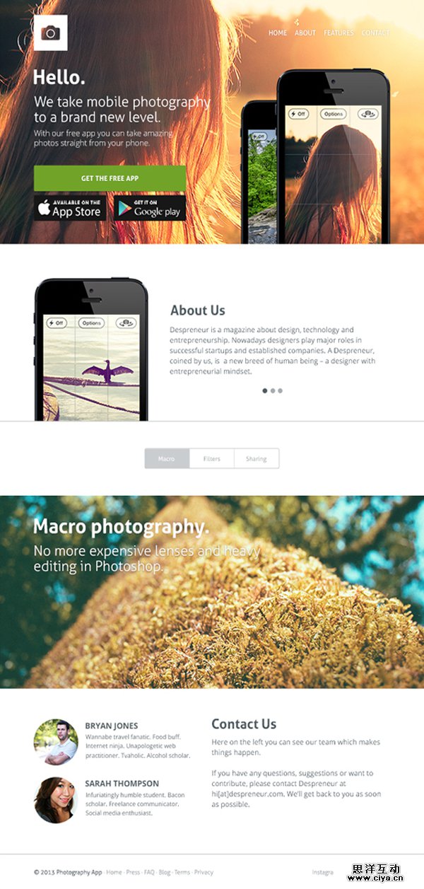 20款免费的高质量网站模板