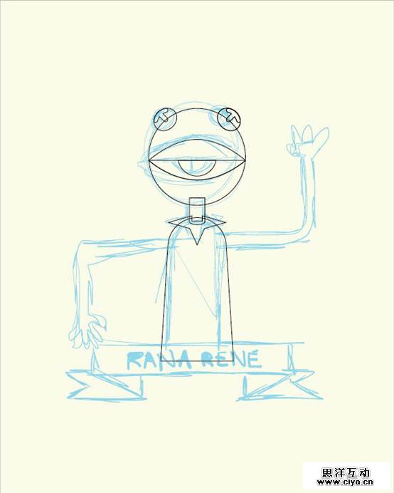 新手教程！手把手教你用AI绘制呆萌的青蛙柯密特