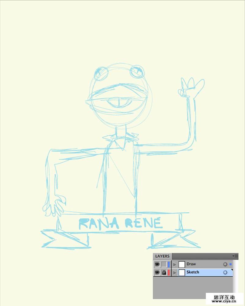 新手教程！手把手教你用AI绘制呆萌的青蛙柯密特