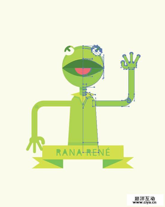 新手教程！手把手教你用AI绘制呆萌的青蛙柯密特