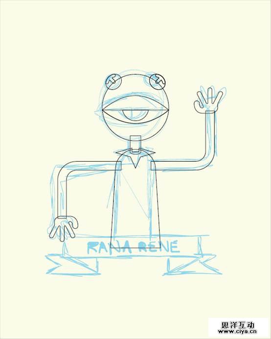 新手教程！手把手教你用AI绘制呆萌的青蛙柯密特