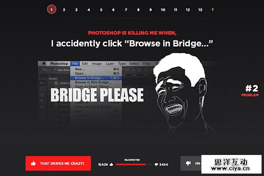 Creative Single Page Website Design