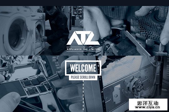 Creative Single Page Website Design