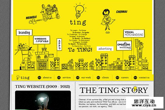 Creative Single Page Website Design