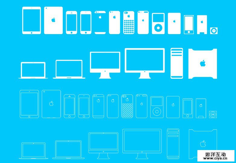 apple devices icons