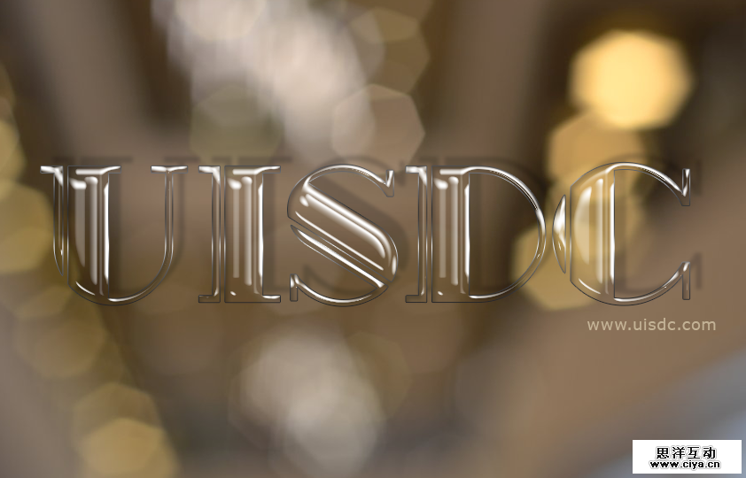 终于找到方法了！教你创建闪亮优雅的玻璃质感文字