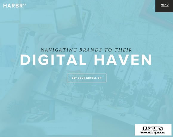 13 Beautiful Examples of White Type in Web Design