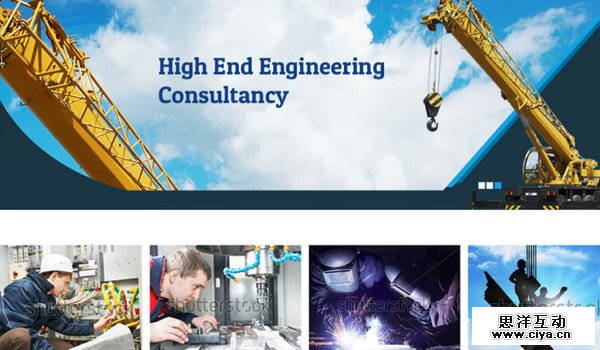 Engineering in 30 Fresh and Free PSD Website Templates