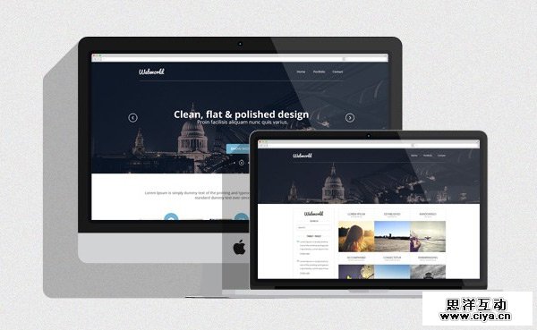 WebWorld in 30 Fresh and Free PSD Website Templates
