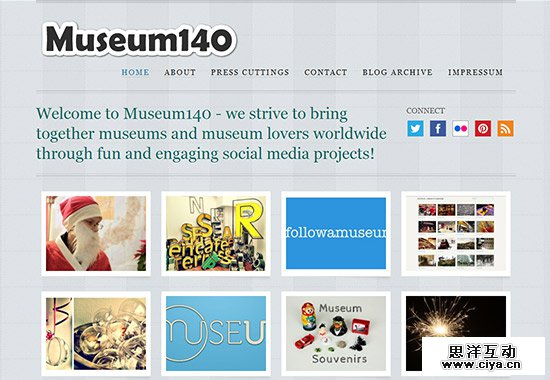 WordPress Museum Sites - Museum 140