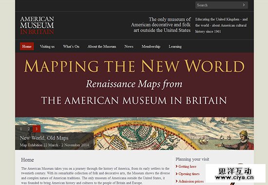 WordPress Museum Sites - American Museum in Britain