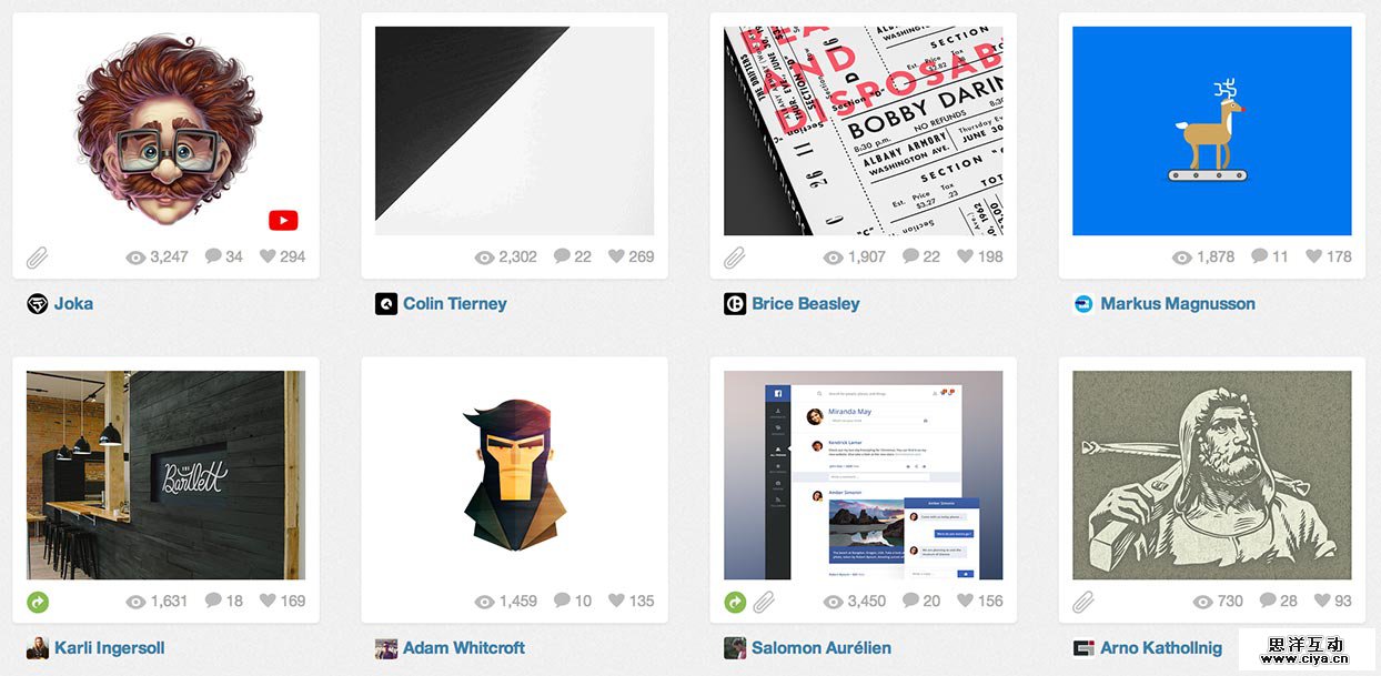 Checking out the front page of Dribbble can be an excellent source of the latest design trends.