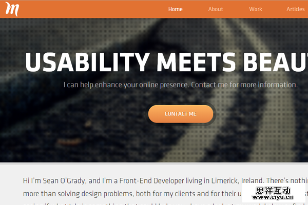 sean ogrady website portfolio miralize