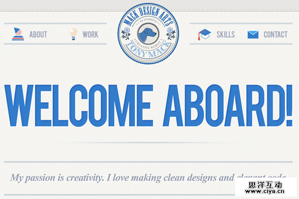 tony mack arts designer portfolio website