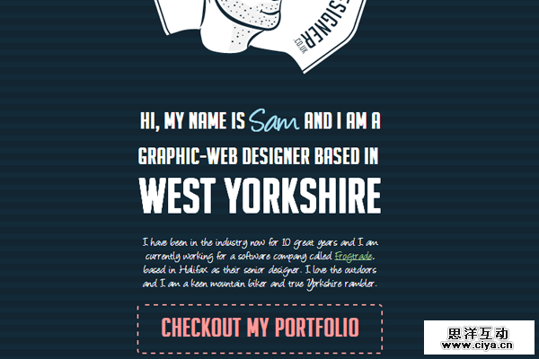 samuel james oxley portfolio website designer