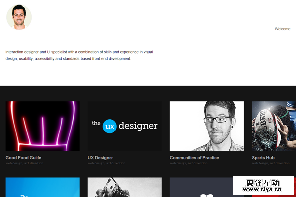 simon rae website portfolio designer