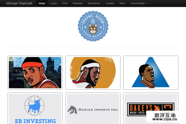 michael walkchalk website portfolio designer