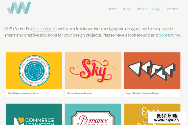 jessie wyatt portfolio website designer
