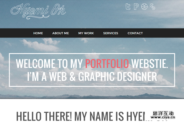 hyemi oh website designer inspiration portfolio