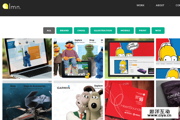 laura noll website portfolio design layout