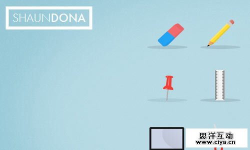 Shaun Dona - 简约网页设计欣赏