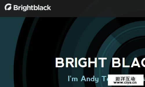 Bright Black Creative - 简约网站设计欣赏