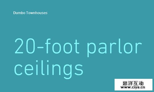 Dumbo Townhouses - 简约网页设计欣赏