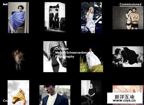 网格布局网页 Christian Weigel-Schwarzenberg