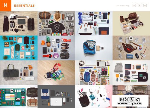 网格布局网页 MIJLO Essentials