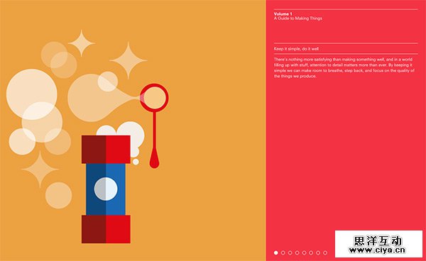 Volume 1 in 35 Minimalistic Website Designs for December 2013