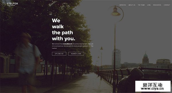 Stelfox in 35 Minimalistic Website Designs for December 2013