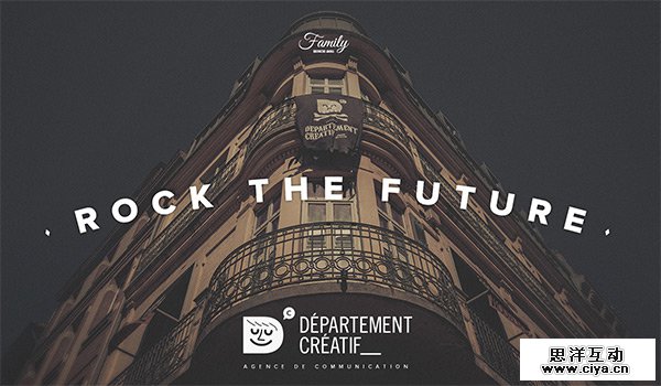 Departement Сreatif in 35 Minimalistic Website Designs for December 2013