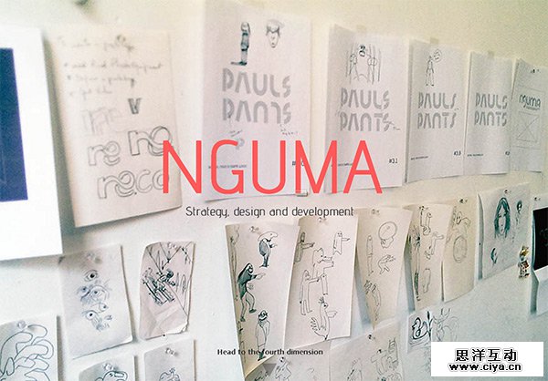 NGUMA in 35 Minimalistic Website Designs for December 2013
