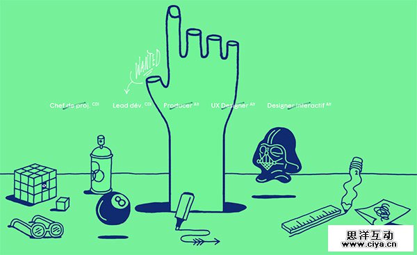 Octave and Octave in 35 Examples of Vector Illustrations in Web Design