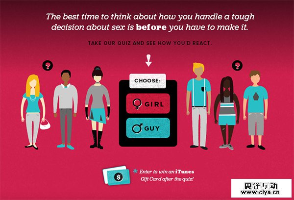 Quiz in 35 Examples of Vector Illustrations in Web Design