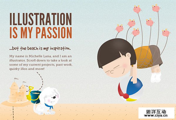Michele Lana Illustration and Design in 35 Examples of Vector Illustrations in Web Design